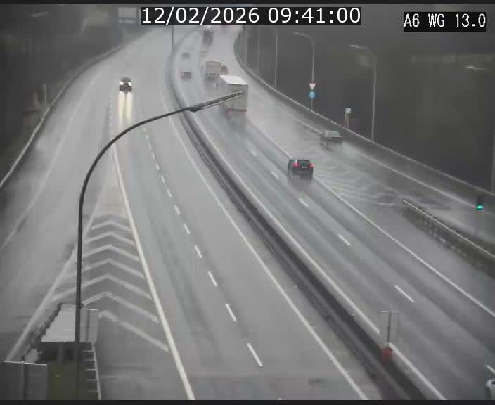 Traffic live webcam Luxembourg Mamer - A6 - BK 13 - direction Luxembourg/France/Allemagne