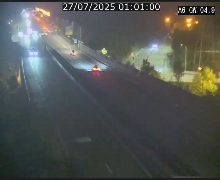 Traffic live webcam Luxembourg Croix de Cessange - A6 - BK 4.9 - direction Belgique
