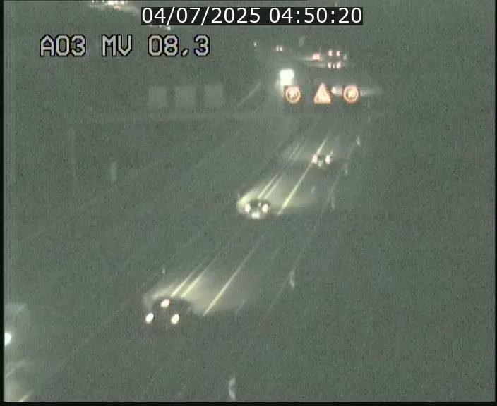 Webcam Autoroute après la Croix de Bettembourg en direction de Luxembourg sur l'A3