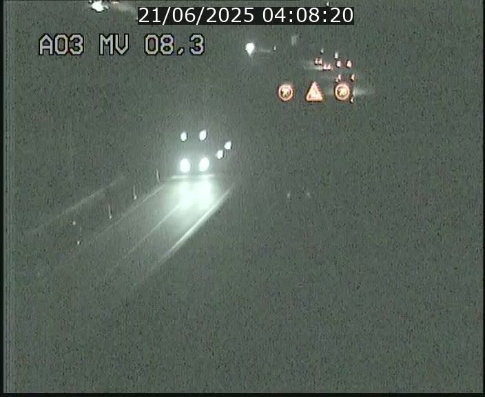 Webcam Autoroute après la Croix de Bettembourg en direction de Luxembourg sur l'A3