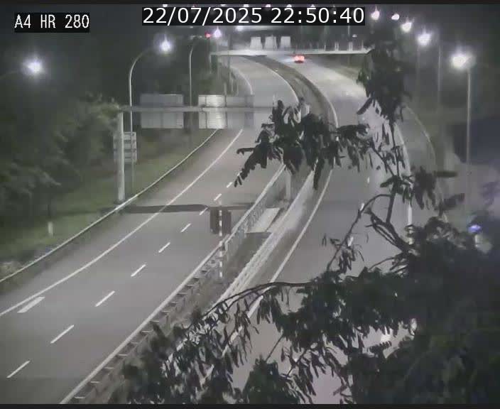 Webcam traffic A4 Luxembourg - BK 0.2 - P+R Bouillon (direction Luxembourg)