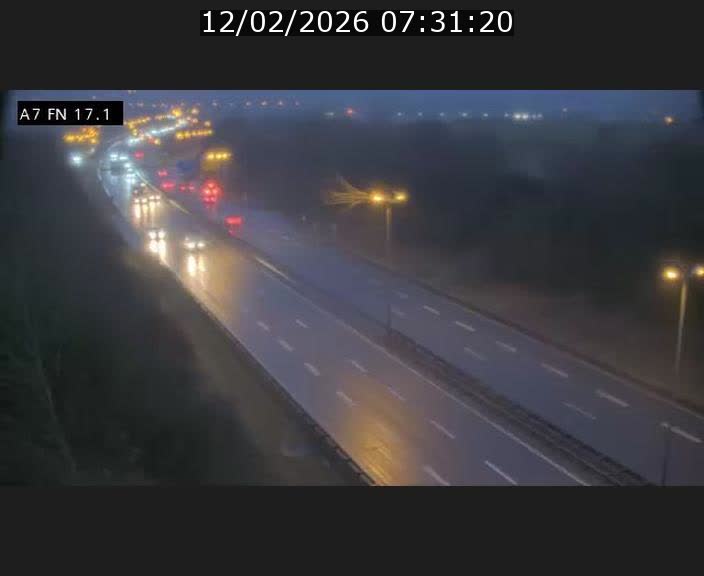 Caméra trafic Luxembourg - A7, Merscherbierg direction Mersch