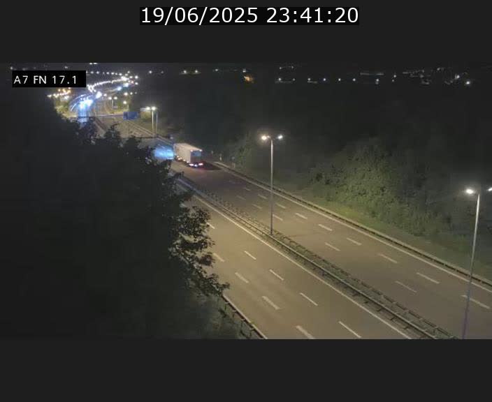 Caméra trafic Luxembourg - A7, Merscherbierg direction Mersch