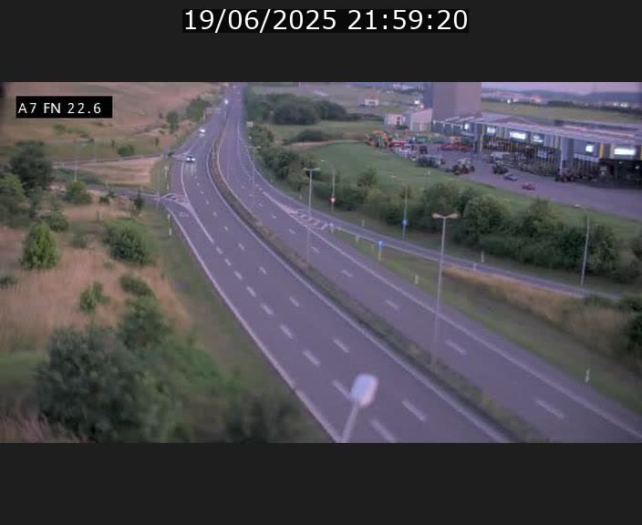 Caméra trafic Luxembourg - A7, Colmar-berg direction Mersch