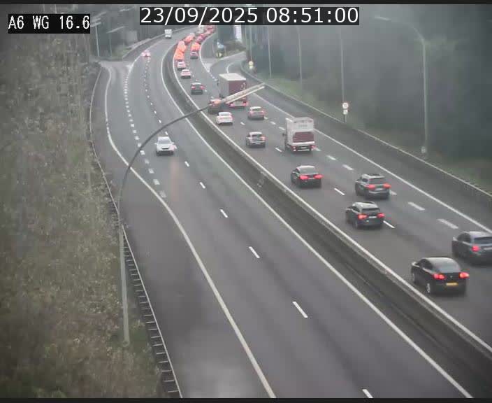 Traffic live webcam Luxembourg Aire de Capellen - A6 - BK 16.6 - direction Luxembourg/France/Allemagne