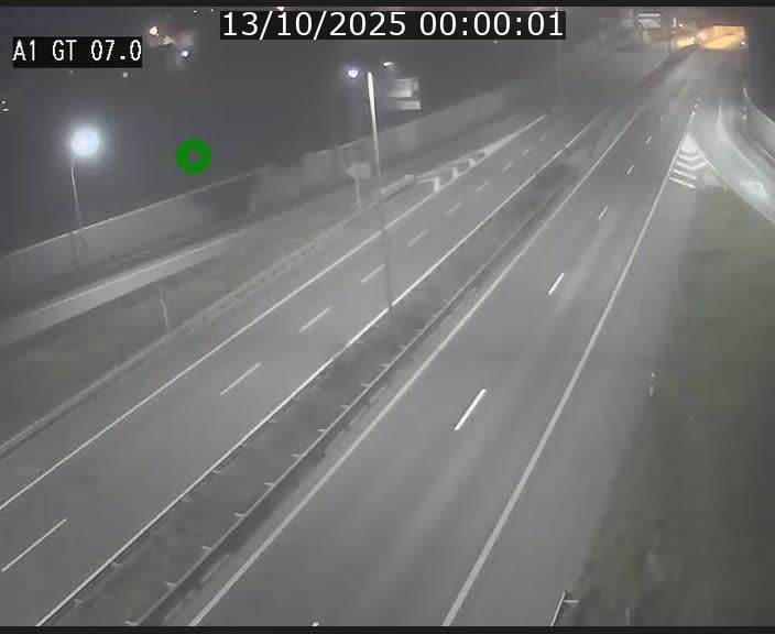 Traffic live webcam Luxembourg Cents - A1 direction Kirchberg - BK 7