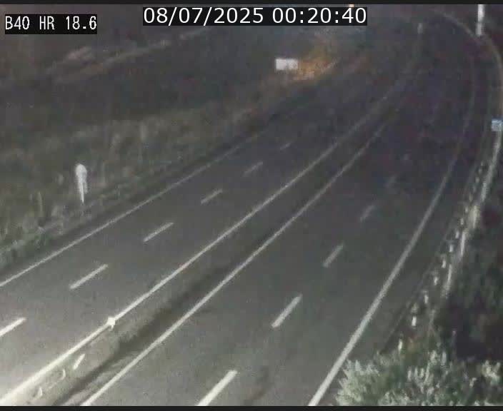 Webcam sur la route de liaison entre Micheville et Esch-Belval à la frontière entre le Luxembourg et la France. Vue orientée vers la Lorraine.