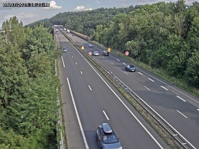 Caméra autoroute France - A30, Hayange direction Metz