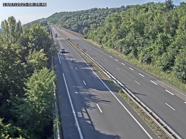 Caméra autoroute France - A30, Hayange direction Metz