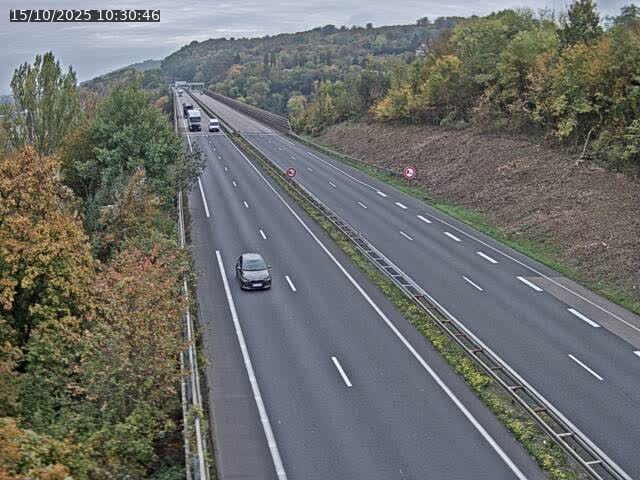 Caméra autoroute France - A30, Hayange direction Metz