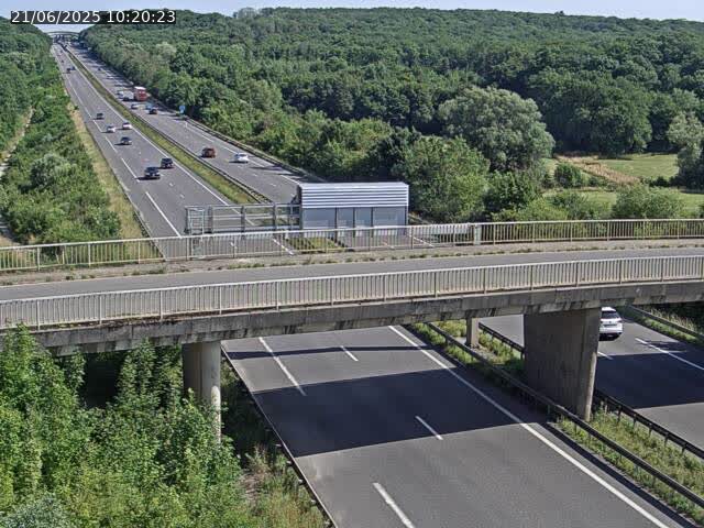 Caméra autoroute France - A31, Zoufftgen direction Luxembourg-ville, à la frontière entre la France et le Luxembourg