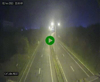 Webcam située à la Rochelle, à la fin de la N237 avant l'accès au péage du Pont de l'Île-de-Ré