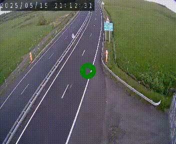 Caméra autoroute A75 à hauteur du col de la Fageole en direction de Clermont-Ferrand