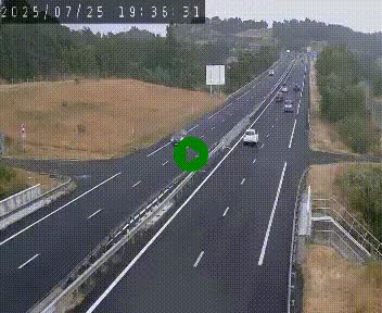 Caméra autoroutière France - A75, Coren, en direction de Montpellier