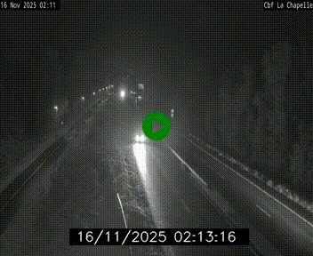 Webcam sur le périphérique de Nantes (N844) à hauteur de Porte de la Chapelle, au nord de la ville