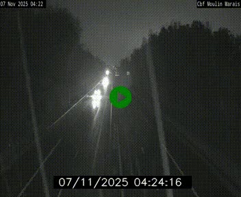 Webcam sur le périphérique de Nantes (N844) entre la Porte de Saint-Luce et la Porte d'Anjou, à l'est de la ville