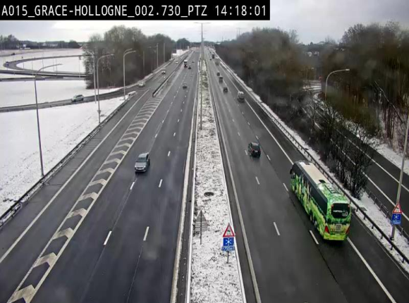 Caméra trafic Belgique - Grâce-Hollogne - E42, jonction avec A604, direction Loncin/Aéroport de Liège -  BK 3.2