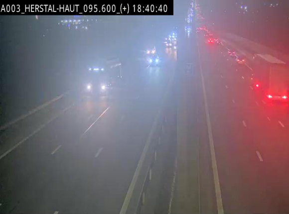 Webcam autoroute Belgique - Herstal - E40 direction Aix-la-Chapelle - BK 97