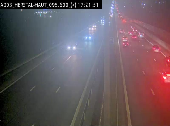 Webcam autoroute Belgique - Herstal - E40 direction Aix-la-Chapelle - BK 97