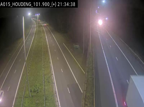Webcam autoroute Belgique - Houdeng-Goegnies - Jonction E19/E42 direction Tournai/Mons - BK 101.85