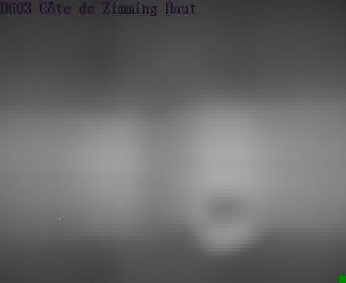 Webcam sur la D603 située en haut de la Côte de Zimming. Vue orientée vers Saint-Avold.