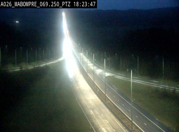 Webcam E25 (A26) à Mabompré. Vue orientée vers Liège