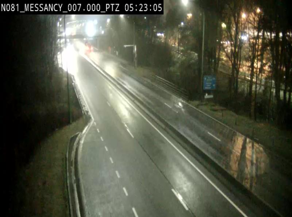 Webcam sur la N81 (E411) à hauteur du Cora Messancy. Vue orientée vers Arlon