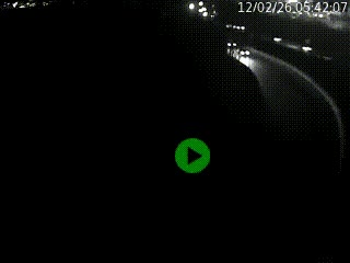 Caméra autoroute à la jonction entre l'A7 et la D301 (Boulevard urbain Sud de Lyon) à Feyzin, au sud de Lyon. Vue orientée vers Mions