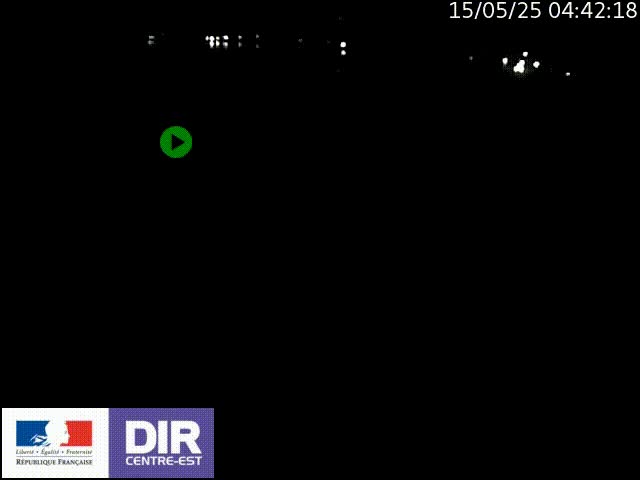 Webcam sur le quai Parjot à Vienne, aux Portes de Lyon, sur la Nationale 7, à la jonction avec le boulevard du Rhône-nord (D1407), caméra orientée vers Lyon