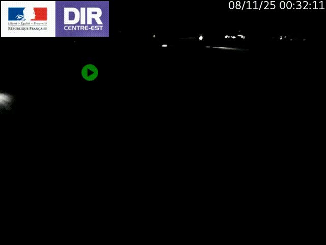 Webcam sur le contournement de Valence, sur la Nationale 7, caméra orientée vers Lyon