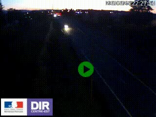 Webcam à Mably, à proximité de Roanne en direction de Moulins sur la N7