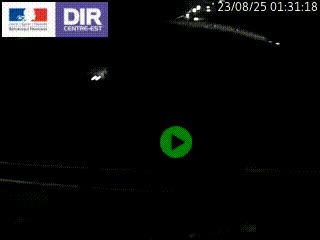Webcam traffic à Grenoble-sud sur l'autoroute A480. Vue orientée vers l'entrée et la sortie de Grenoble