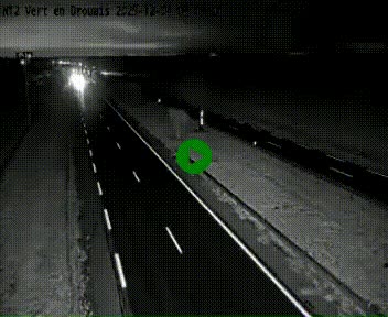 Webcam à hauteur de Vert-en-Drouais sur la N12, en périphérie de Dreux. Vue orientée vers Alençon