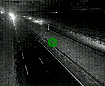 Webcam à hauteur de Vert-en-Drouais sur la N12, en périphérie de Dreux. Vue orientée vers Alençon