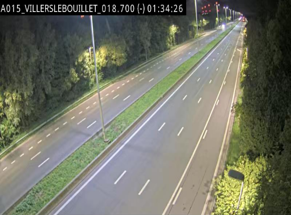 Webcam autoroute Belgique - Villers-le-Bouillet - E42 direction Liège - BK 18.7