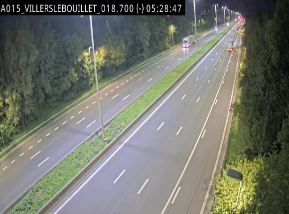 Webcam autoroute Belgique - Villers-le-Bouillet - E42 direction Liège - BK 18.7