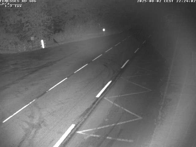 Webcam en haut du col des Fenesses, aussi appelé col du Ménil sur la D486 à 593 mètres d'altitude dans les Vosges