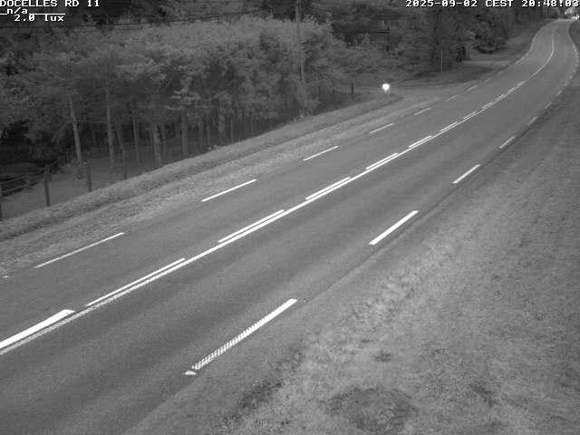 Webcam à 424 mètres d'altitude dans la Tranchée de Docelles dans les Vosges, à proximité d'Epinal sur la route de Gerardmer (D11)