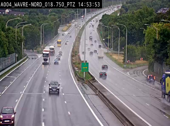 Webcam traffic E411(A4) - BK 18.7 - Bierges (Wavre Nord)