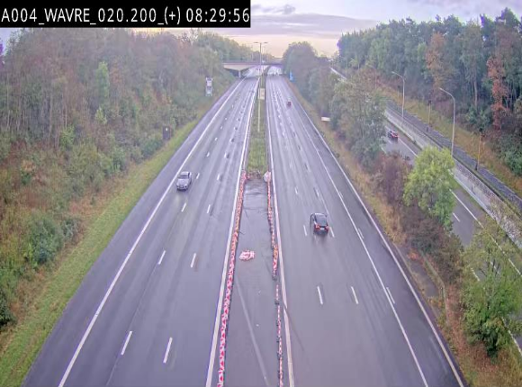 Webcam @ Wavre-sud KP 19.6, A4/E411