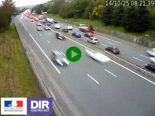 Webcam routière à Saint-Etienne-Terrenoire sur la RN88 avant la jonction entre l'A72 et le Boulevard Périphérique de Saint-Etienne