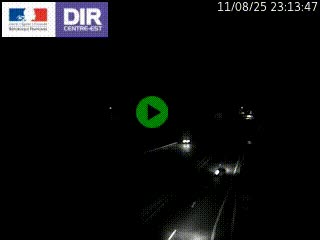 Caméra trafic à Meylan sur la Rocade-Sud de Grenoble en direction d'Aix-en-Provence