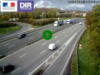 Caméra routière à hauteur de la sortie 15 Chambéry-centre au PK 4,103 en direction d'Albertville