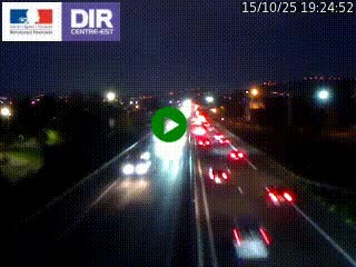 Caméra autoroute à Saint-Etienne (Les Littes) à hauteur du Ikea Saint-Etienne sur l'A72 en direction de Roanne