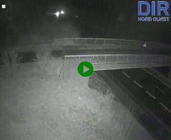 Webcam sur A84 à hauteur de Pont-Farcy, au niveau du pont autoroutier sur la Vire, au sud de Saint-Lô