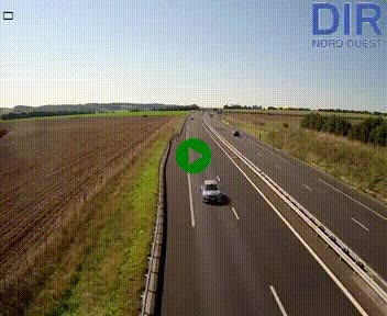 Webcam sur A84 à hauteur de l'échangeur de Poilley avec la N175, au sud d'Avranches