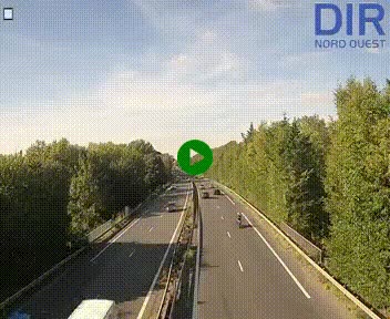 Webcam sur le périphérique de Caen (N814) à l'est de la ville, à Mondeville hauteur de la sortie 2, Presqu'île-Rives de l'Orne, au bout de l'autoroute A13