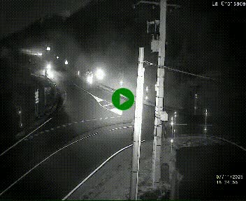 Webcam au carrefour de la croisade, à la jonction entre la N22 et la N320, avant le poste de douane franco-andorrane. Webcam à 1790 mètres d'altitude