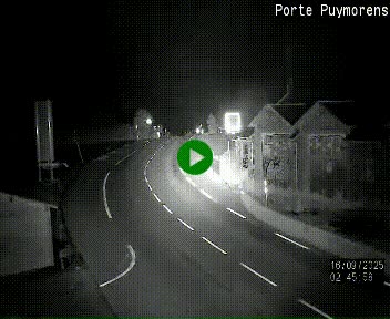 Webcam Col du Puymorens sur N320, en direction de Pas de la Casa (Andorre)