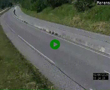 Webcam Ax-les-Thermes sur N20, en direction d'Andorre